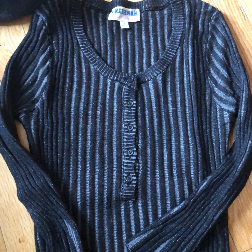 Long sleeve ribbed